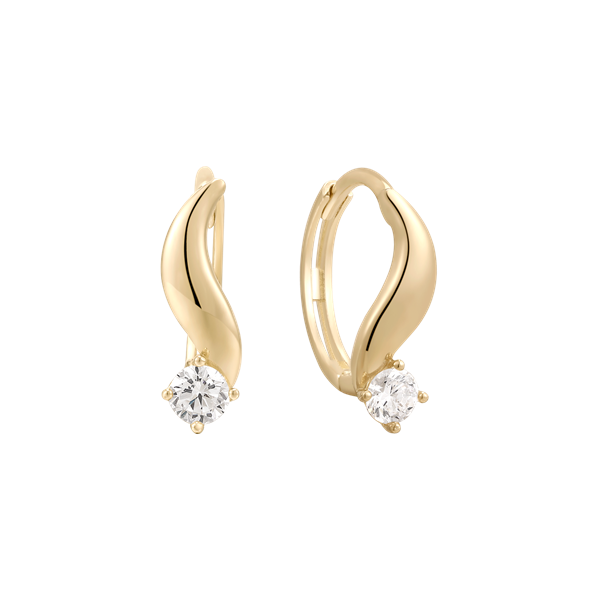 Guld ørestikker from Støvring Design