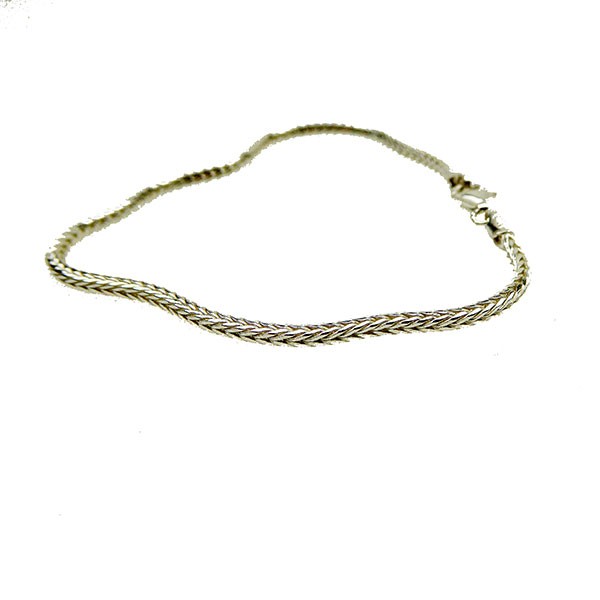 2,1mm Rævekæde i Blank Armbånd & Halskæde 22cm from San - Links of Joy