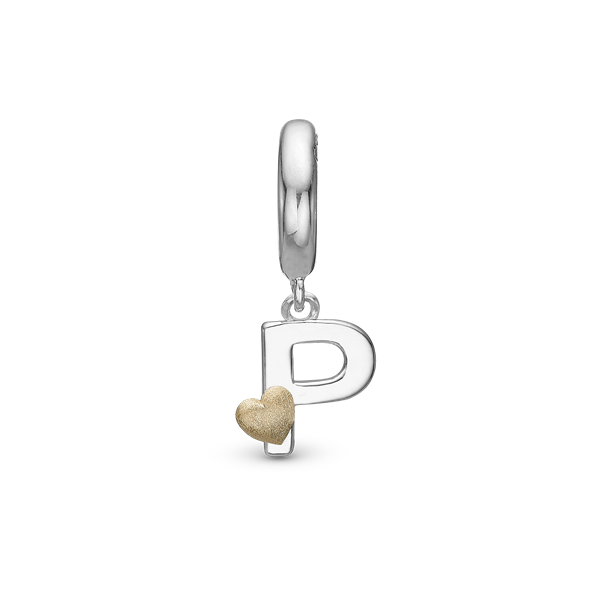Bogstav P - Charm 6 mm from Christina Jewelry & Watches
