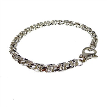 Armbånd & halskæde - Massiv/Kraftig kæde i Blank udførelse - 5,5mm 23cm from San - Links of Joy