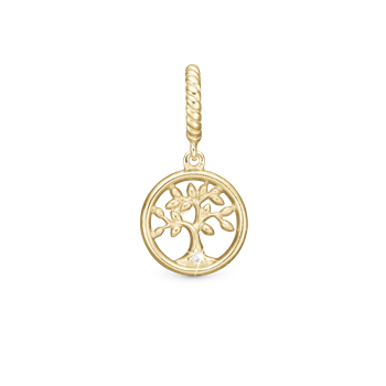 Diamond Tree of Life  - Charm 4 mm from Christina Jewelry & Watches