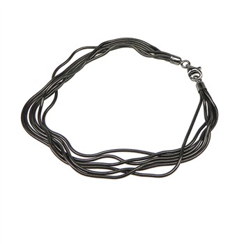 Armbånd & halskæde - 6 rk.Slange - Oxyderet 21cm from San - Links of Joy