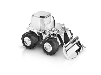 Sparebøsse  traktor, sølvfarvet from Noa Kids