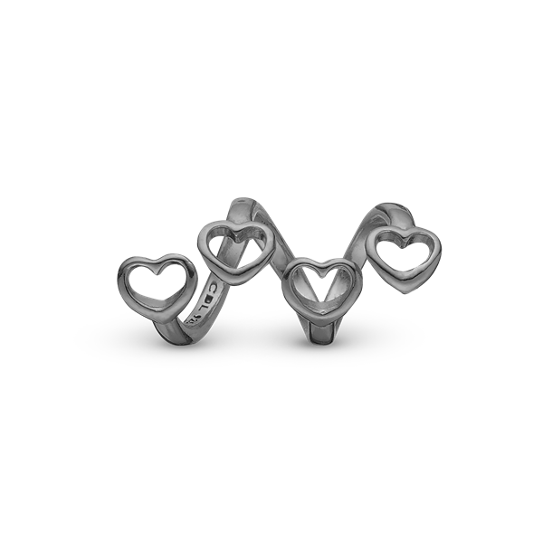 Family Hearts - Charm 6 mm from Christina Jewelry & Watches