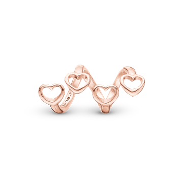 Family Hearts - Charm 6 mm from Christina Jewelry & Watches