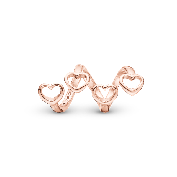 Family Hearts - Charm 6 mm from Christina Jewelry & Watches