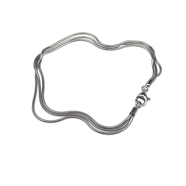 Armbånd & halskæde - 3 rk. Slange - Blank 20cm from San - Links of Joy