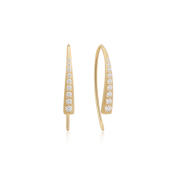 Guld ørehænger from Støvring Design