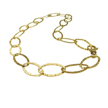Armbånd & halskæde - Forgyldt 23cm from San - Links of Joy