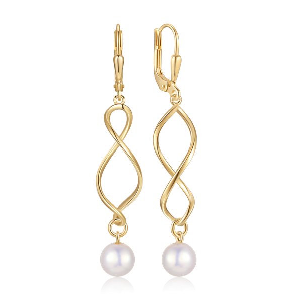 Guld ørehænger from Støvring Design