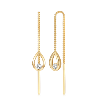 Guld ørehænger from Støvring Design