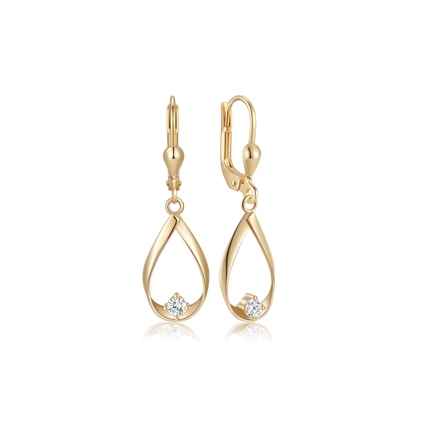 Guld ørehænger from Støvring Design