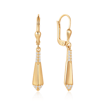 Guld ørehænger from Støvring Design