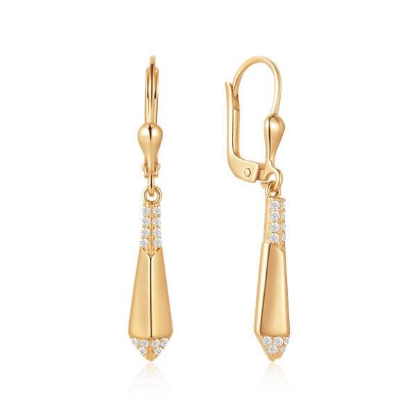 Guld ørehænger from Støvring Design