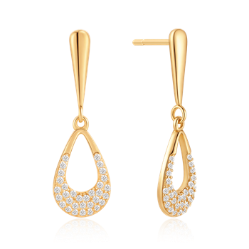 Guld ørehænger from Støvring Design