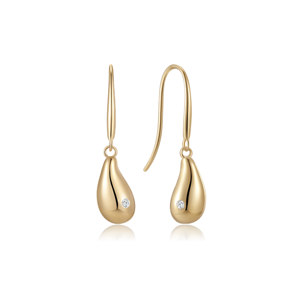 Guld ørehænger from Støvring Design