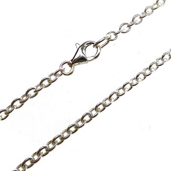 Armbånd & halskæde - Ankerkæde/Blank 0,6mm 100cm from San - Links of Joy