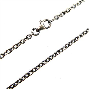 Armbånd & halskæde - Ankerkæde/Let oxyderet 0,6mm 100cm from San - Links of Joy