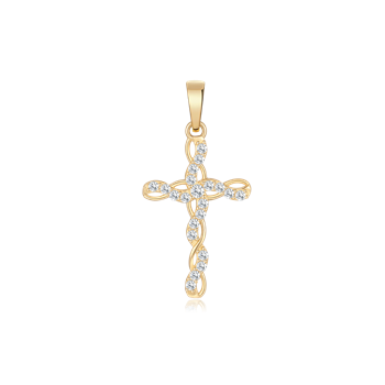 Guld vedhæng from Støvring Design