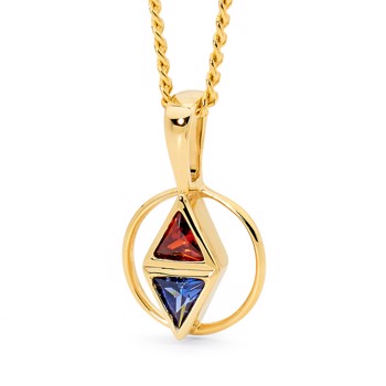 Pendant with gemset, from Bee