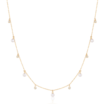 Guld collier from Støvring Design