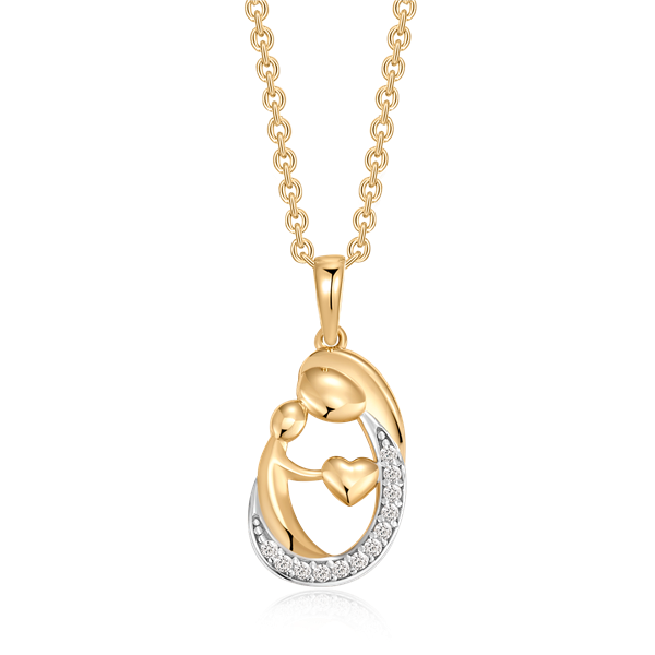 8 kt Gold Mother-Child Pendant, from Støvring Design