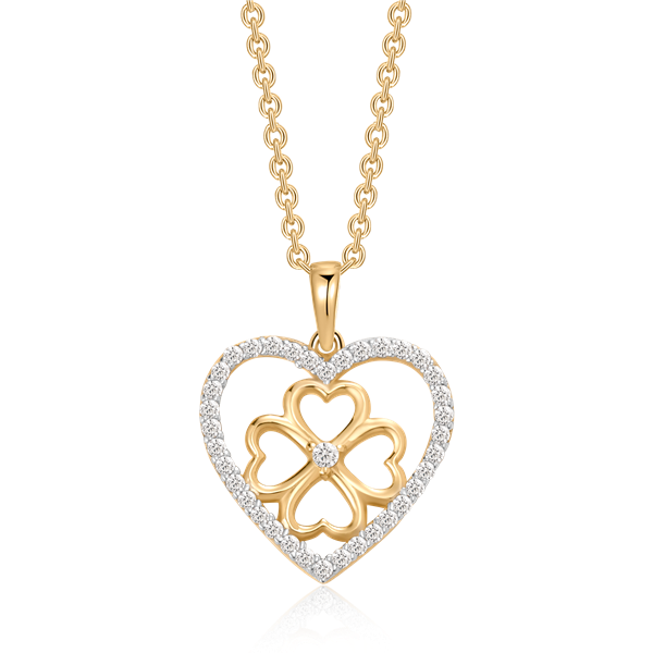 Guld vedhæng from Støvring Design