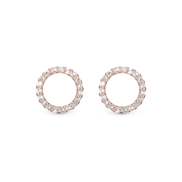 Topaz Sparkling Circle - Ørestikker  from Christina Jewelry & Watches