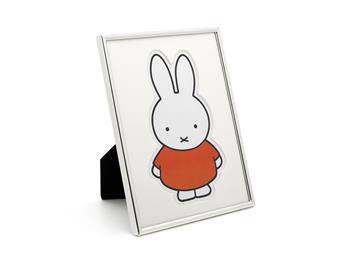 Fotoramme med Miffy 15*20 cm sølvplet from Noa Kids