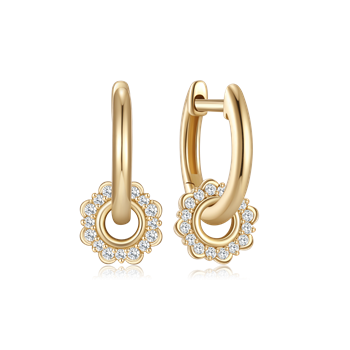 Guld creoler from Støvring Design