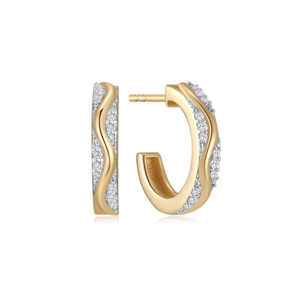 Guld ørestikker from Støvring Design