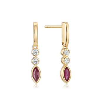 Guld ørestikker from Støvring Design