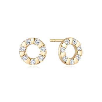 Guld ørestikker from Støvring Design