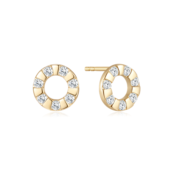 Guld ørestikker from Støvring Design