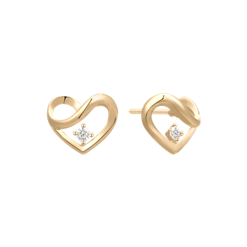 Guld ørestikker from Støvring Design