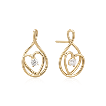 Guld ørestikker from Støvring Design