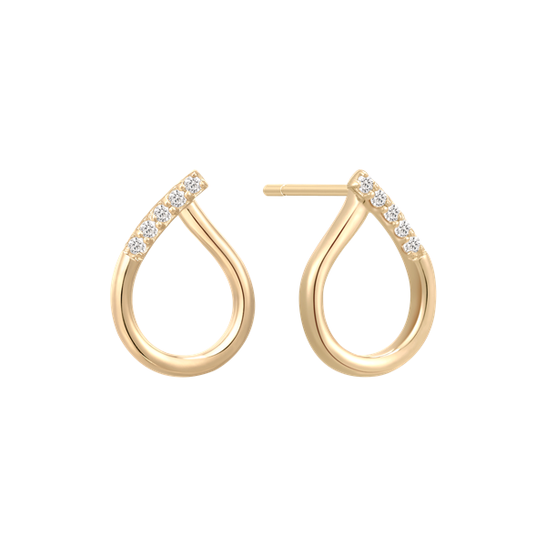 Guld ørestikker from Støvring Design