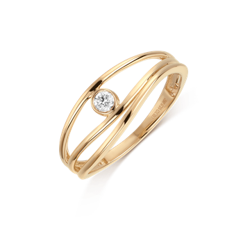 Guld ring from Støvring Design