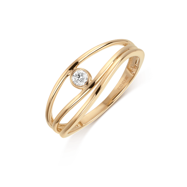 Guld ring from Støvring Design