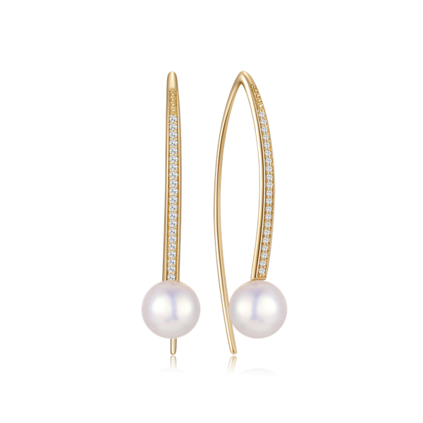 Guld ørehænger from Støvring Design