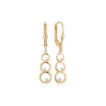 Guld ørehænger from Støvring Design