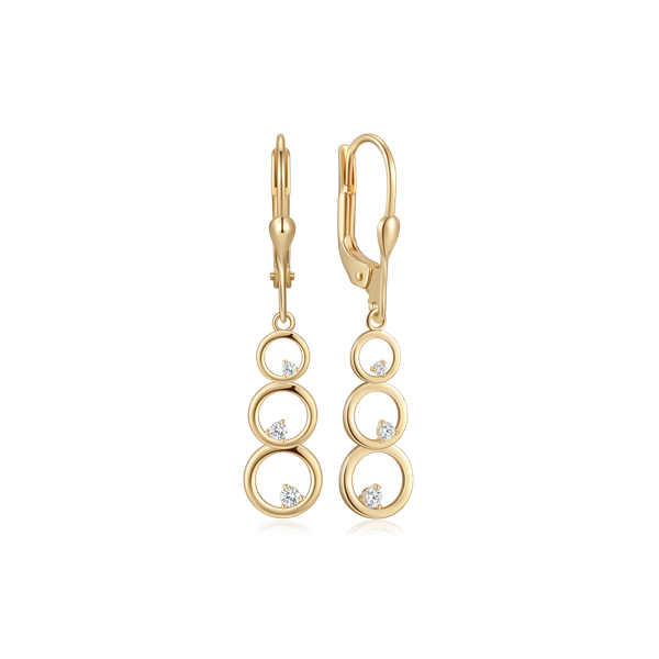 Guld ørehænger from Støvring Design