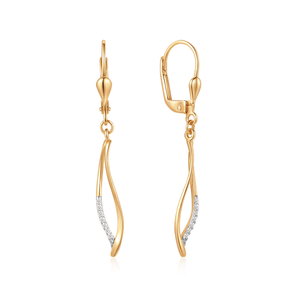 Guld ørehænger from Støvring Design