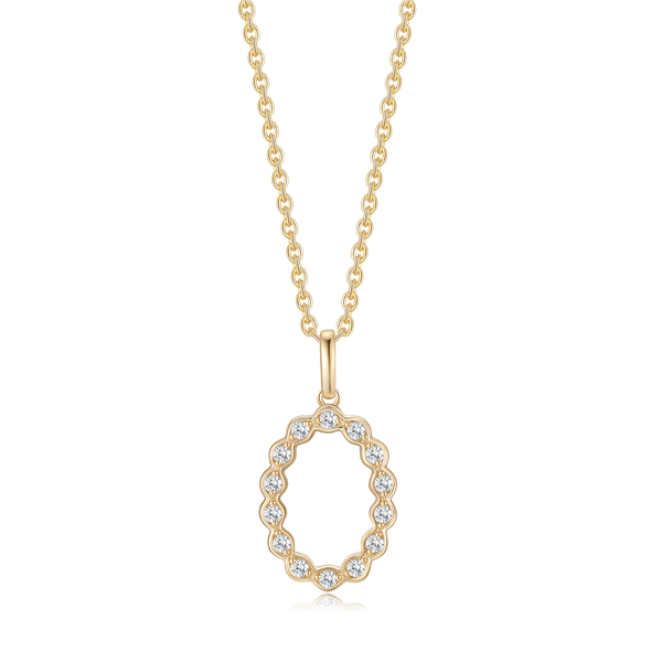 Guld halskæde from Støvring Design