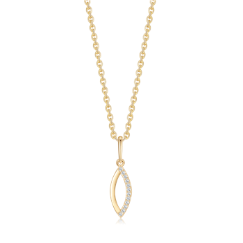 Guld halskæde from Støvring Design