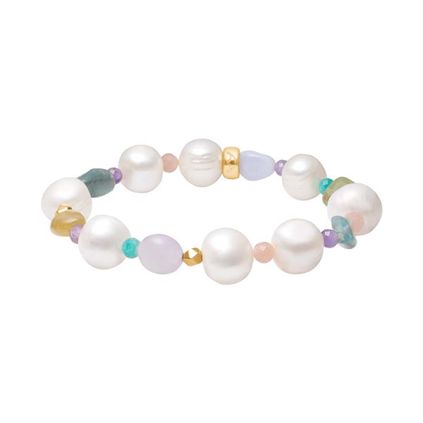 Citrin, quartz, jasper, aventurin, fvkp. armbånd from Heinzendorff