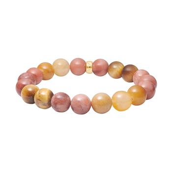 Tiger øje, jade, jasper armbånd from Heinzendorff