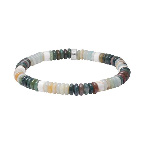 Amazonit, howlit, agat armbånd from Heinzendorff