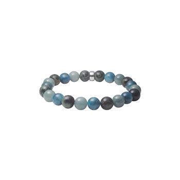 Apatit, Nephrite, jaspis armbånd 8mm from Heinzendorff