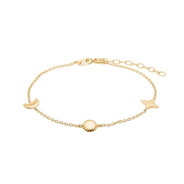 Forgyldt sølv armbånd UNIVERSE52 from Nordahl